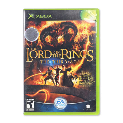 Lord of the Rings: The Third Age for Microsoft Xbox - Case front cover - Complete in box or case and game.