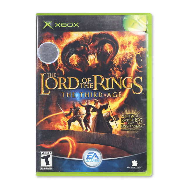 Lord of the Rings: The Third Age for Microsoft Xbox - Case front cover - Complete in box or case and game.