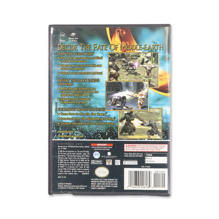 Lord of the Rings Two Towers for Nintendo GameCube - Case back cover - Product gallery.