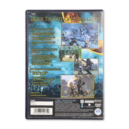 Lord of the Rings Two Towers [Greatest Hits] for Sony PlayStation 2 - Case back cover - Product gallery.