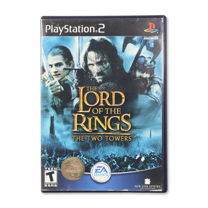 Lord of the Rings Two Towers for Sony PlayStation 2 - Case front cover - Complete in box or case and game.