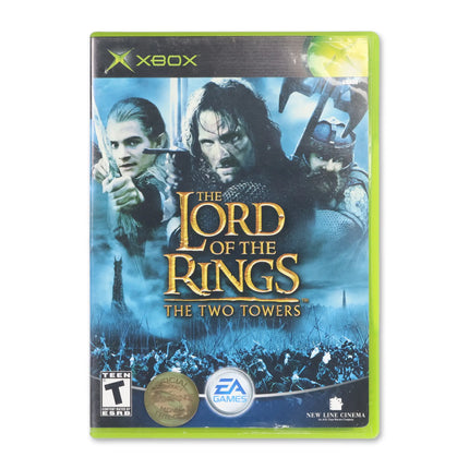 Lord of the Rings Two Towers for Microsoft Xbox - Case front cover - Complete in box or case and game.