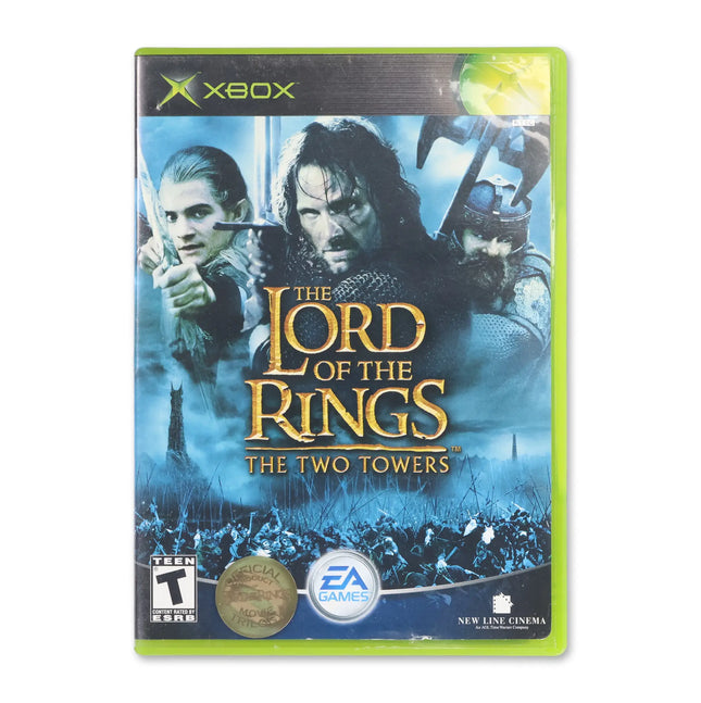 Lord of the Rings Two Towers for Microsoft Xbox - Case front cover - Complete in box or case and game.