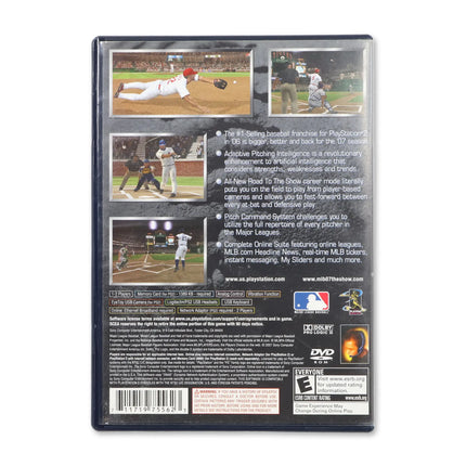 MLB 07 The Show for Sony PlayStation 2 - Case back cover - Product gallery.