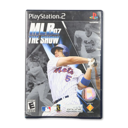 MLB 07 The Show for Sony PlayStation 2 - Case front cover - Complete in box or case and game.