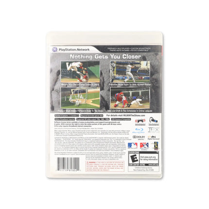 MLB 09: The Show for PlayStation 3 - Box back - Product gallery.