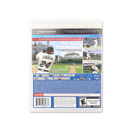 MLB 13 The Show for PlayStation 3 - Box back - Product gallery.
