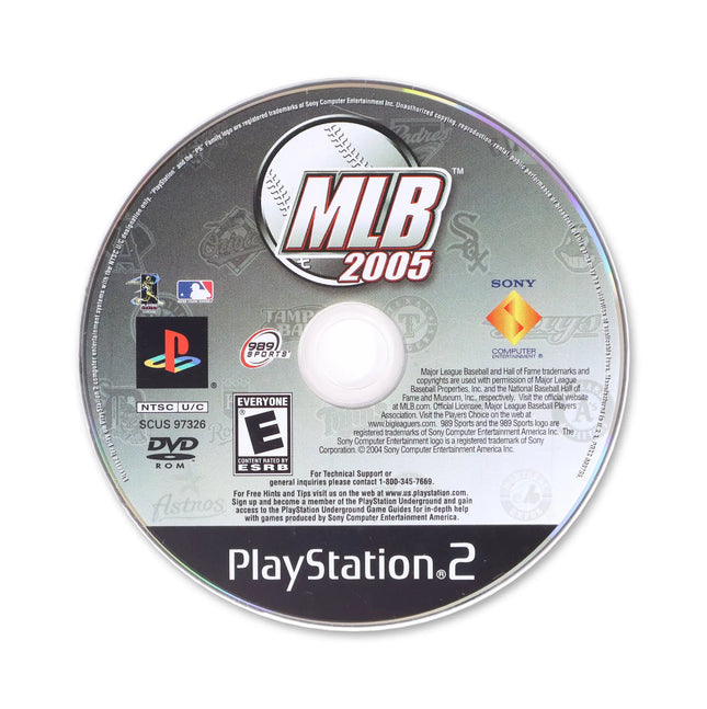 MLB 2005 for Sony PlayStation 2 - Disc front with label - Game only.