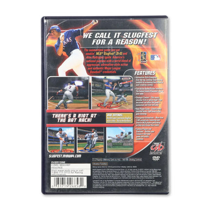 MLB Slugfest 2003 for Sony PlayStation 2 - Case back cover - Product gallery.