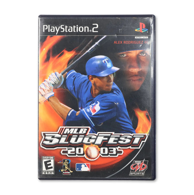 MLB Slugfest 2003 for Sony PlayStation 2 - Case front cover - Complete in box or case and game.