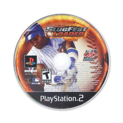 MLB Slugfest Loaded for Sony PlayStation 2 - Disc front with label - Game only.