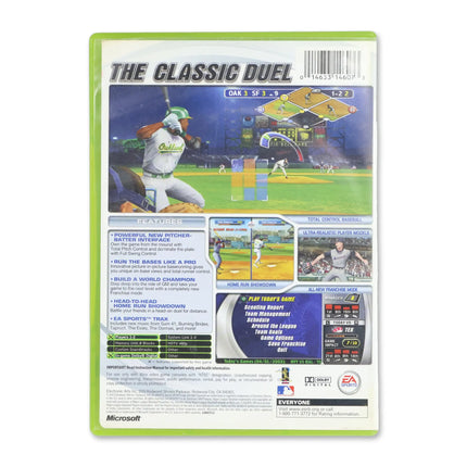 MVP Baseball 2003 for Microsoft Xbox - Case back cover - Product gallery.