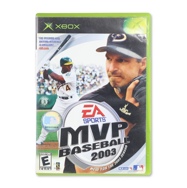 MVP Baseball 2003 for Microsoft Xbox - Case front cover - Complete in box or case and game.