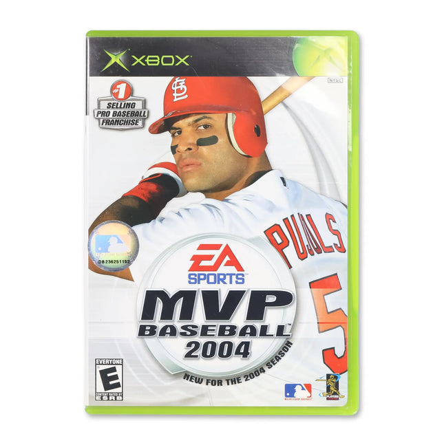 MVP Baseball 2004 for Microsoft Xbox - Case front cover - Complete in box or case and game.