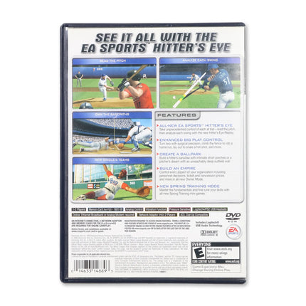 MVP Baseball 2005 for Sony PlayStation 2 - Case back cover - Product gallery.