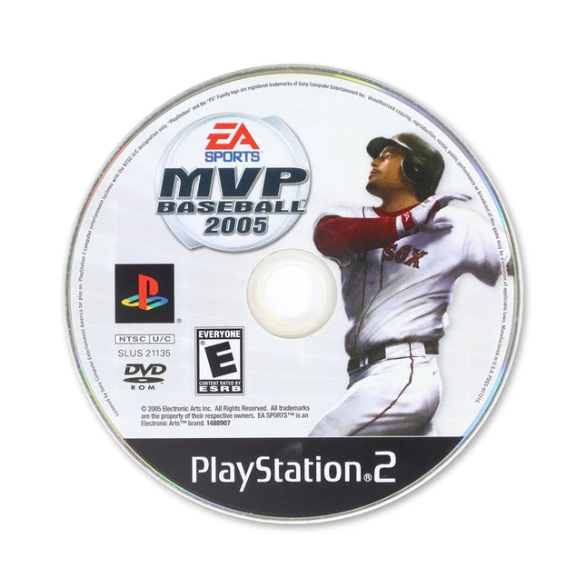 MVP Baseball 2005 for Sony PlayStation 2 - Disc front with label - Game only.