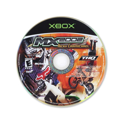 MX 2002 for Microsoft Xbox - Disc front with label - Game only.