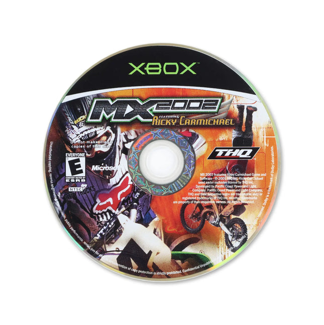 MX 2002 for Microsoft Xbox - Disc front with label - Game only.