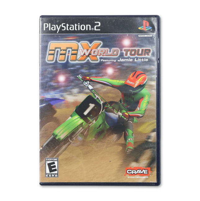 MX World Tour for Sony PlayStation 2 - Case front cover - Complete in box or case and game.