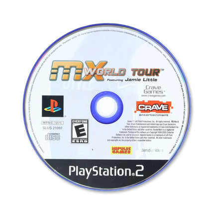 MX World Tour for Sony PlayStation 2 - Disc front with label - Game only.
