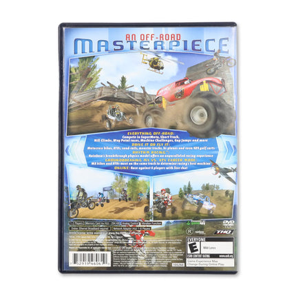 MX vs. ATV Unleashed for Sony PlayStation 2 - Case back cover - Product gallery.