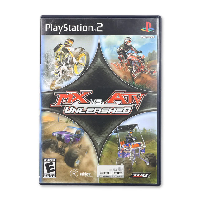 MX vs. ATV Unleashed for Sony PlayStation 2 - Case front cover - Complete in box or case and game.