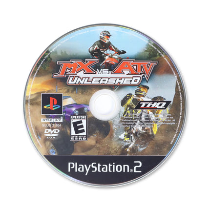 MX vs. ATV Unleashed for Sony PlayStation 2 - Disc front with label - Game only.