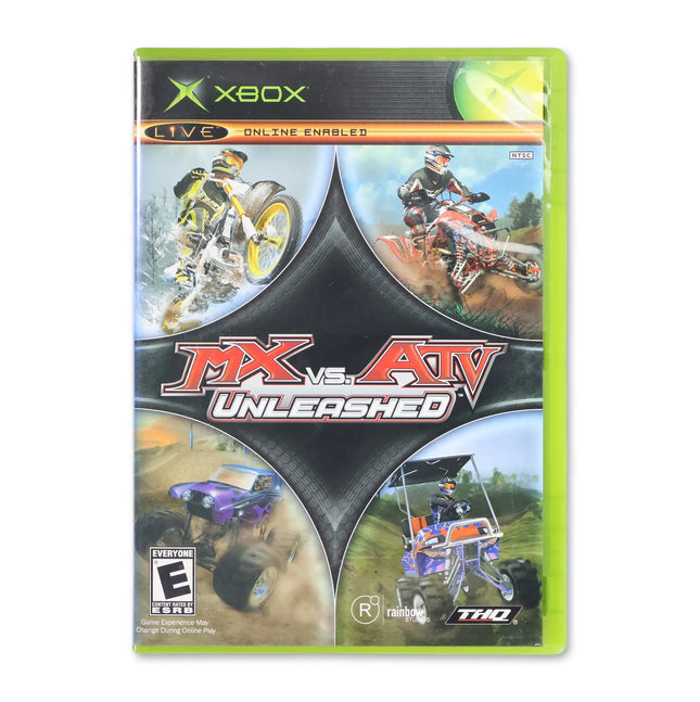 MX vs. ATV Unleashed for Microsoft Xbox - Case front cover - Complete in box or case and game.