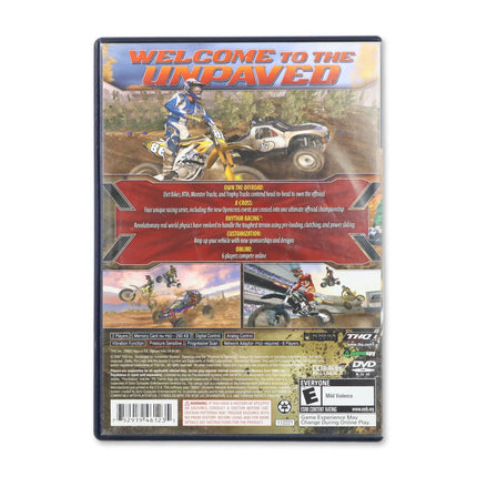 MX vs ATV Untamed for Sony PlayStation 2 - Case back cover - Product gallery.