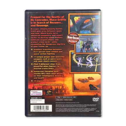 Mace Griffin Bounty Hunter for Sony PlayStation 2 - Case back cover - Product gallery.