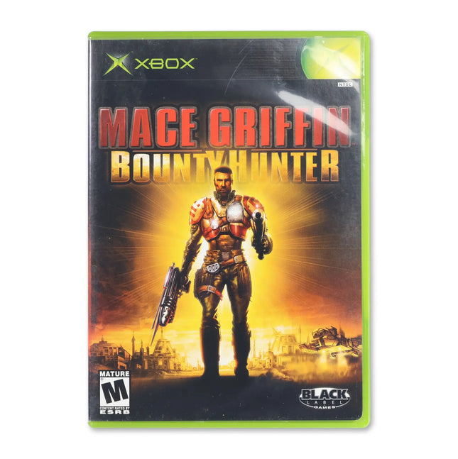 Mace Griffin Bounty Hunter for Microsoft Xbox - Case front cover - Complete in box or case and game.
