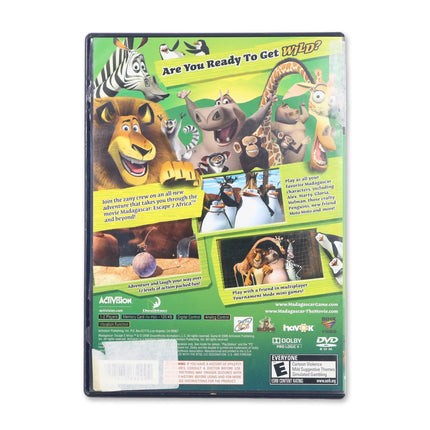 Madagascar Escape 2 Africa for Sony PlayStation 2 - Case back cover - Product gallery.