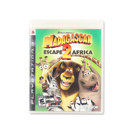Madagascar Escape 2 Africa for PlayStation 3 - Box front - Complete in box or box and game.