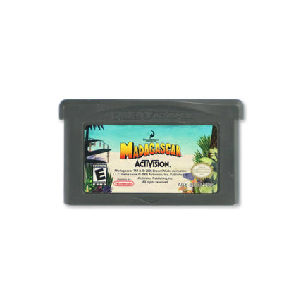 Madagascar for Nintendo Game Boy Advance - Cartridge front with label - Game only.