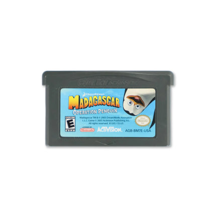 Madagascar Operation Penguin for Nintendo Game Boy Advance - Cartridge front with label - Game only.
