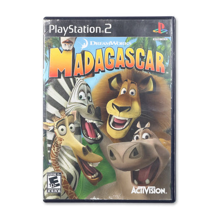Madagascar for Sony PlayStation 2 - Case front cover - Complete in box or case and game.