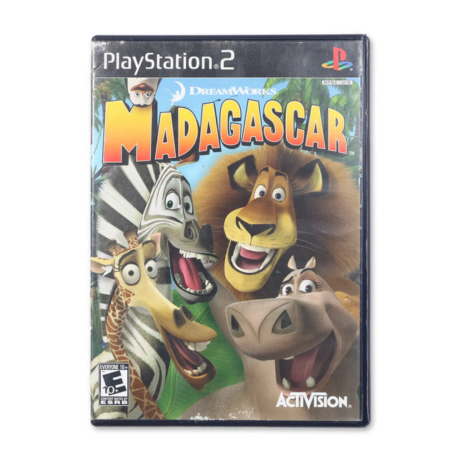 Madagascar for Sony PlayStation 2 - Case front cover - Complete in box or case and game.