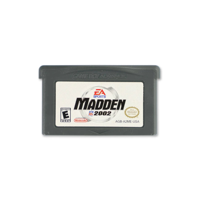 Madden 2002 for Nintendo Game Boy Advance - Cartridge front with label - Game only.