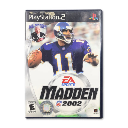 Madden 2002 for Sony PlayStation 2 - Case front cover - Complete in box or case and game.