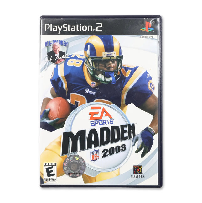 Madden 2003 for Sony PlayStation 2 - Case front cover - Complete in box or case and game.