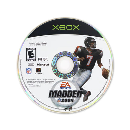 Madden 2004 for Microsoft Xbox - Disc front with label - Game only.