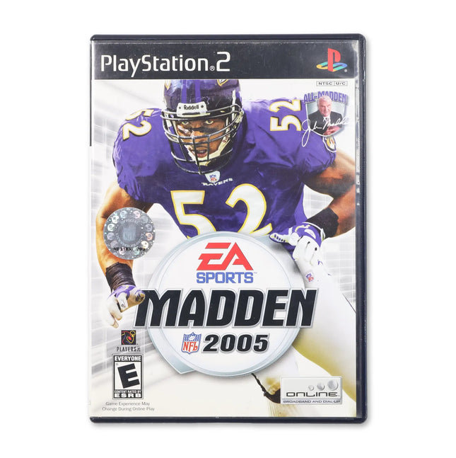 Madden 2005 for Sony PlayStation 2 - Case front cover - Complete in box or case and game.