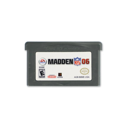 Madden 2006 for Nintendo Game Boy Advance - Cartridge front with label - Game only.
