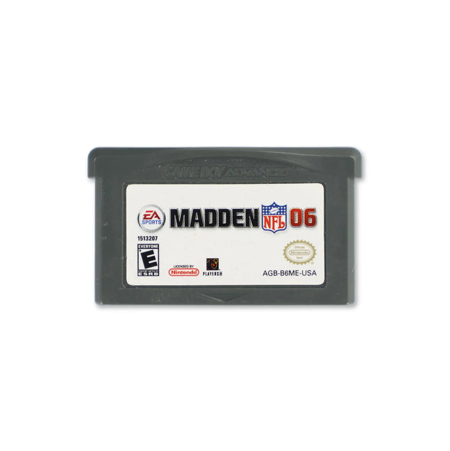Madden 2006 for Nintendo Game Boy Advance - Cartridge front with label - Game only.