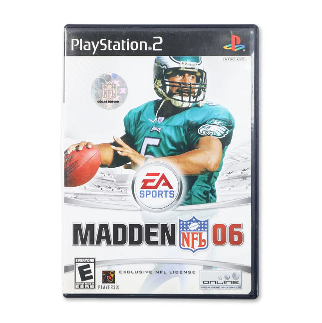 Madden 2006 for Sony PlayStation 2 - Case front cover - Complete in box or case and game.