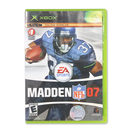 Madden 2007 for Microsoft Xbox - Case front cover - Complete in box or case and game.