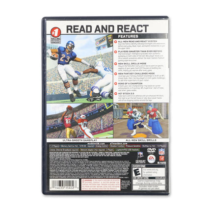 Madden 2008 for Sony PlayStation 2 - Case back cover - Product gallery.