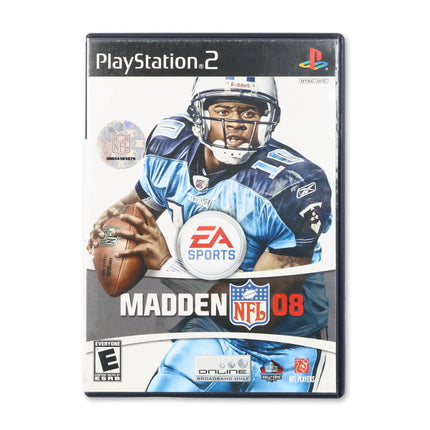 Madden 2008 for Sony PlayStation 2 - Case front cover - Complete in box or case and game.