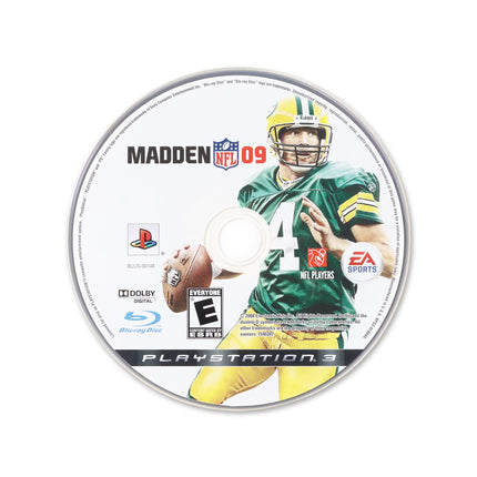 Madden 2009 for PlayStation 3 - Cartridge front with label - Game only.