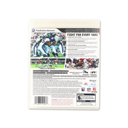 Madden NFL 10 for PlayStation 3 - Box back - Product gallery.